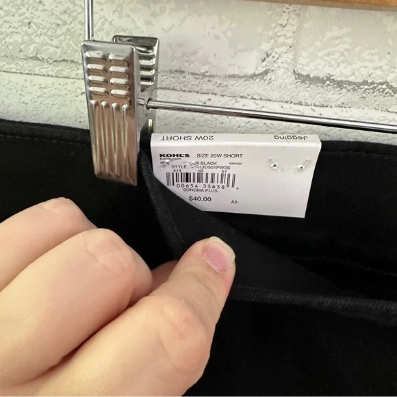 SONOMA Black Pull On Jegging - Picture 7 of 10